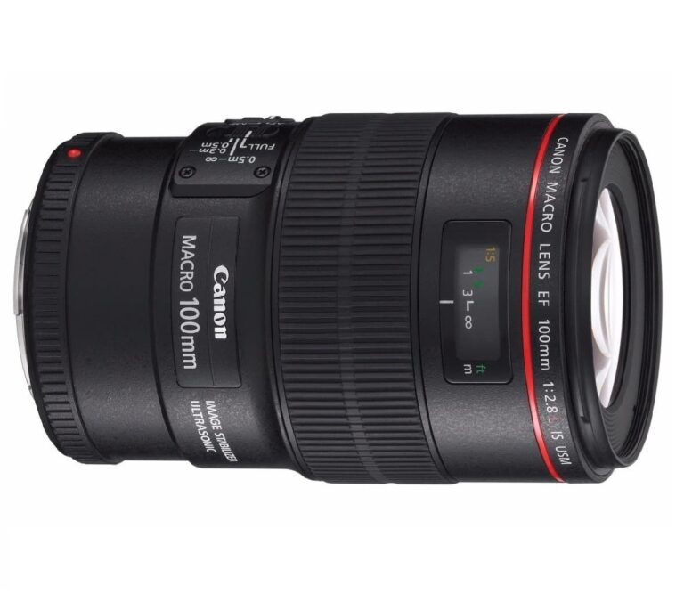 Lente Canon EF 100mm f/2.8L  IS USM (Full Frame)