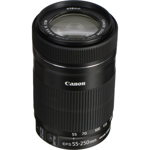 Lente Canon EFS 55-250mm F/4-5.6 IS STM (APS-C)