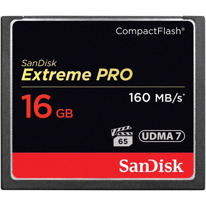 Cartão SanDisk Extreme PRO 16GB CompactFlash 160MB/s UDMA 7 Cf Express