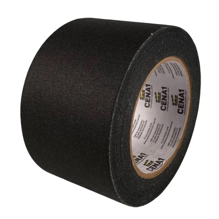 Fita Gaffer Tape Preta – Cena 1 (69 mm × 25 m)
