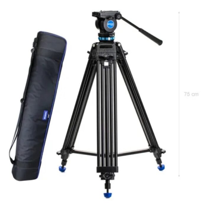 Tripé Benro Video KH25PCCN 5kg 1,56m Com Controle de Tensão + Bag