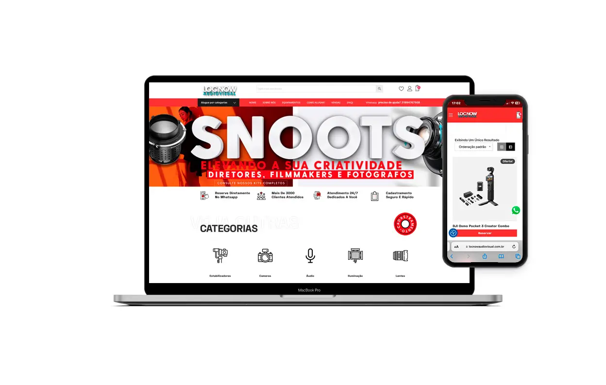 Escolha os Equipamentos