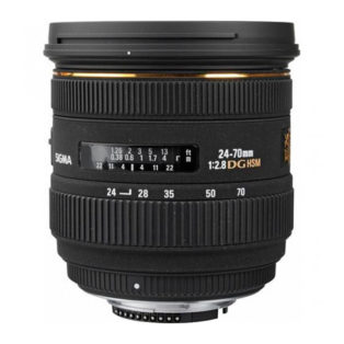 Lente Sigma EF 24-70mm f/2.8 DG HSM Para Canon (Full Frame)