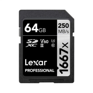 Cartão SD Lexar (LSD64GCBNA1667) 1667X 64GB 250MB