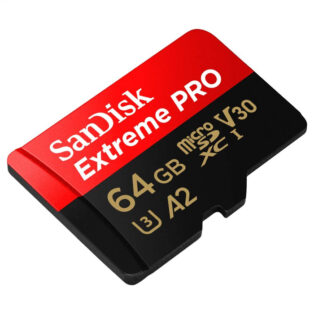 Cartão SD Micro Sdxc Sandisk Extreme Pro 64gb C10 U3 A2 170mbs
