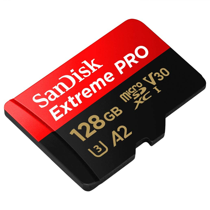 Cartão SD Micro Sdxc Sandisk Extreme Pro 128gb C10 U3 A2 170mbs