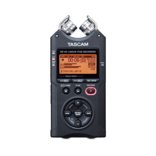 Gravador De Áudio Digital Tascam DR-40
