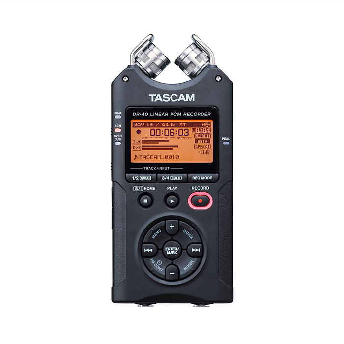 Gravador De Áudio Digital Tascam DR-40