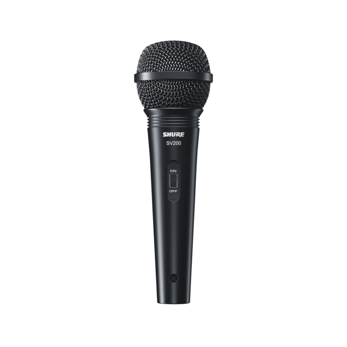 Microfone de Mão Multifuncional Com Fio SV200 Preto SHURE