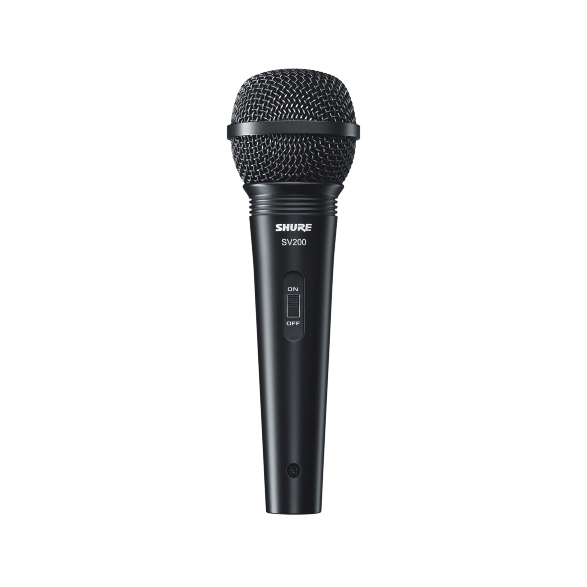 Microfone de Mão Multifuncional Com Fio SV200 Preto SHURE