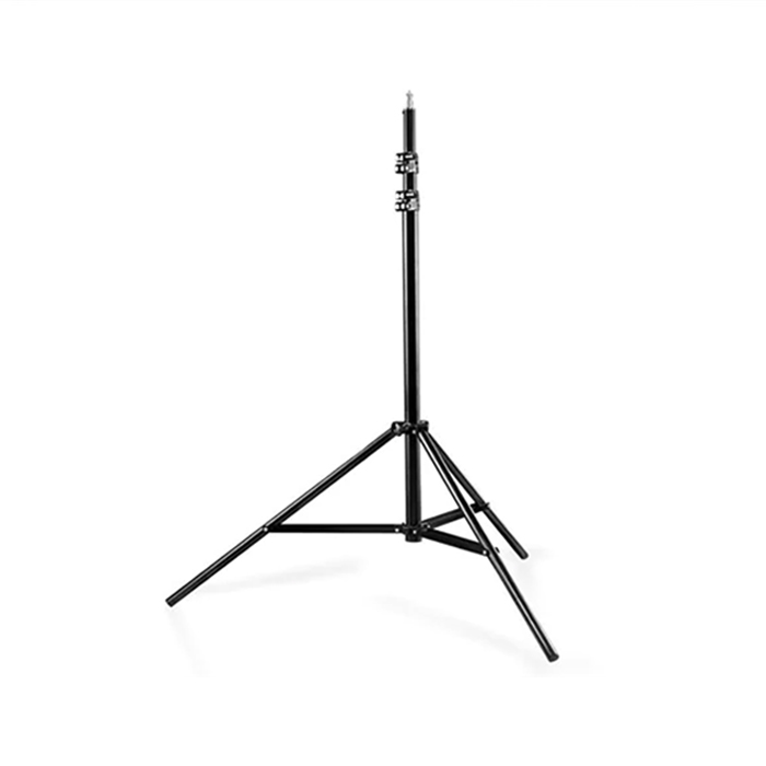 Tripé avulso iluminação em alumínio e peças de plástico 2,50(Max) 1,17(Min) com mola