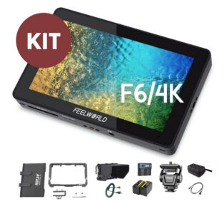Monitor Feelworld F6 Plus 5.5 4k Touch 3d Lut (KIT)