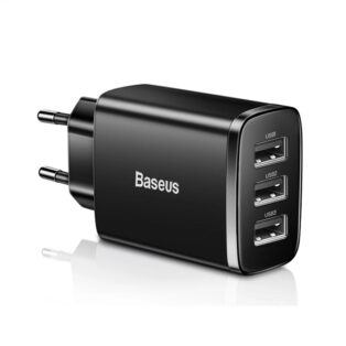 Adaptador de Parede Baseus 3 Entradas