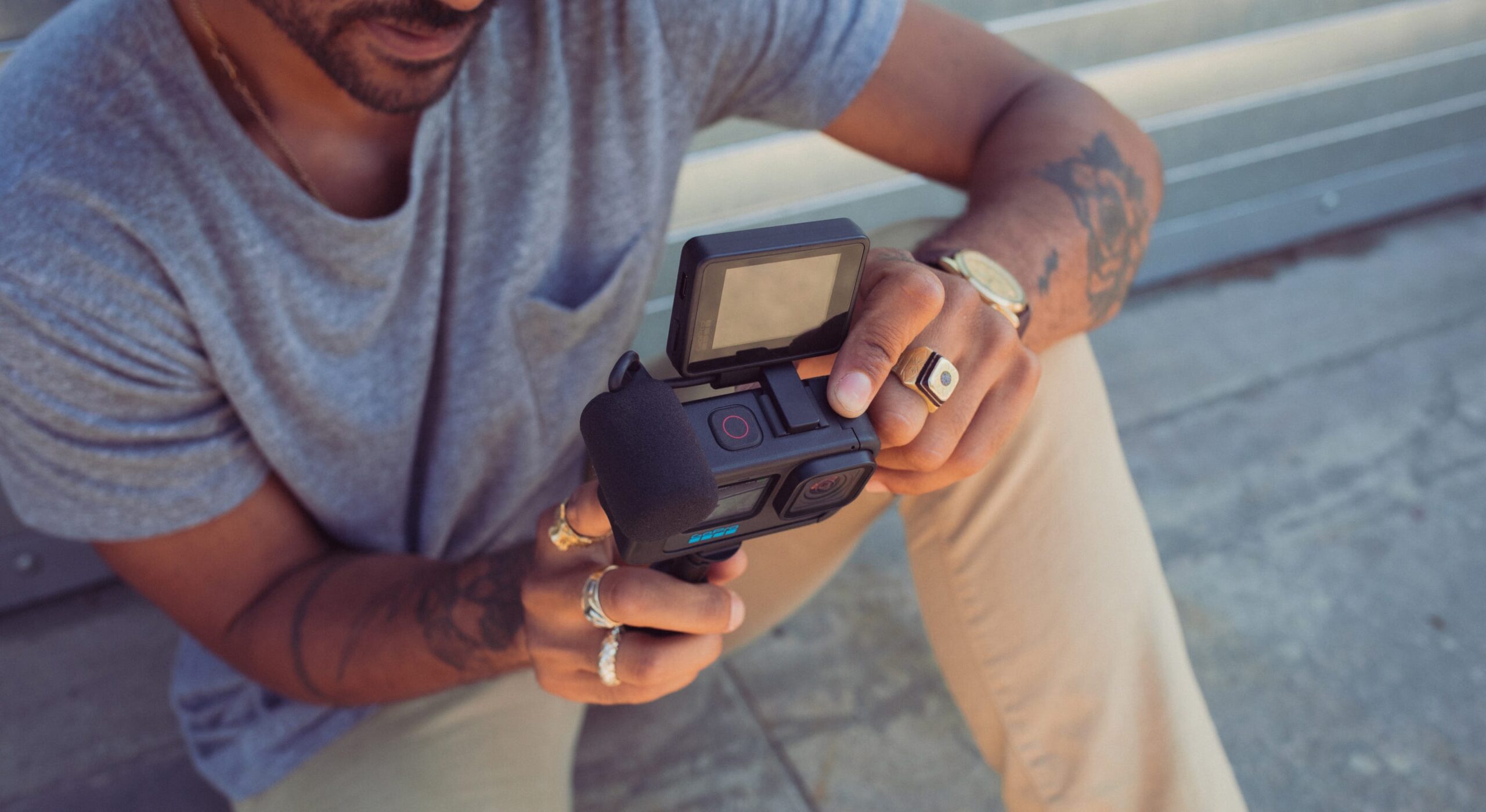 Tela Frontal Do Módulo De Display Para GoPro