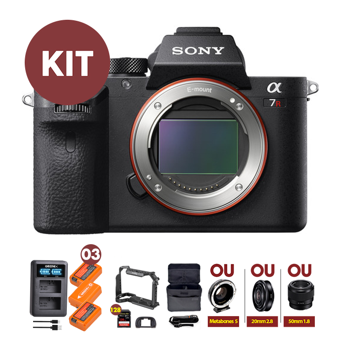 Câmera Sony Alpha a7R II Mirrorless Full-Frame (KIT)