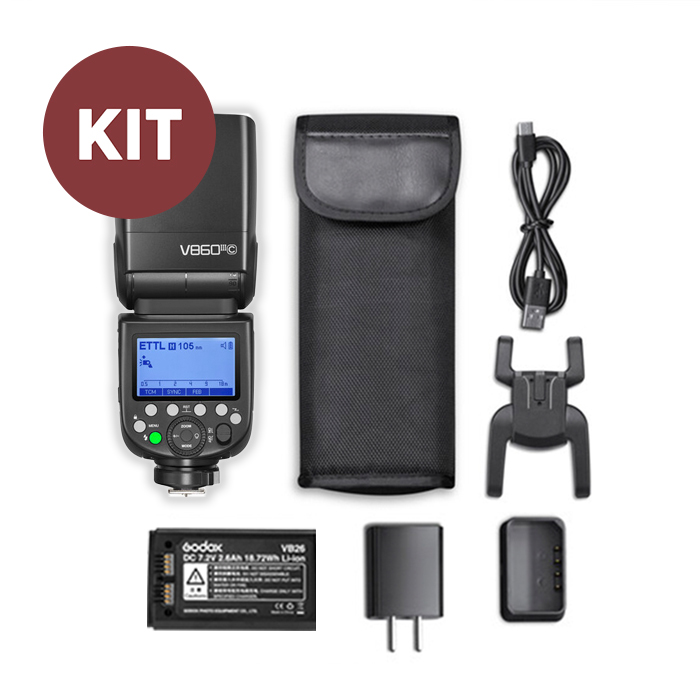 Flash Godox V860III Canon (KIT)