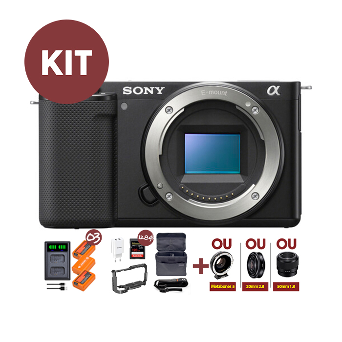 Câmera Sony Alpha ZV-E10 ILCZVE10 Mirrorless (Kit)