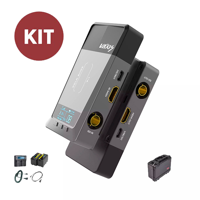 Transmissor Video Link Vaxys Atom 500 SDI HDMI (KIT)