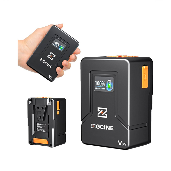 Bateria V-mount ZGCine ZG-V99 Pocket 99Wh 14.8V 6800mAh Saída D-Tap