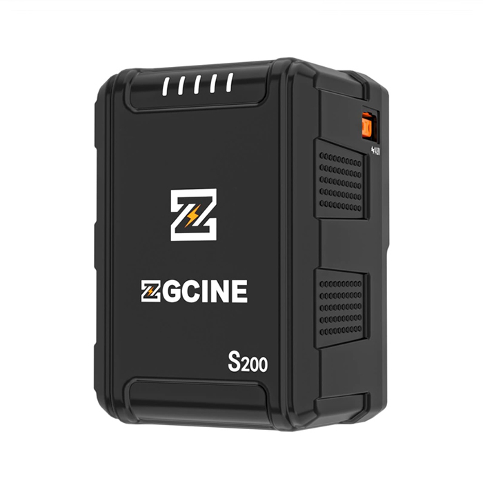 Bateria V-mount ZGCine ZG-S200 199.8Wh 14.8V 13.500mAh Saída D-Tap