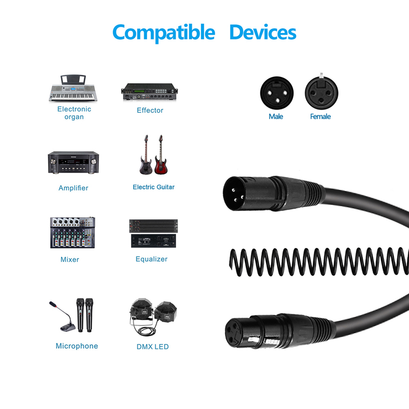 Cabo Microfone Xlr Macho X Xlrf 4,57 metros