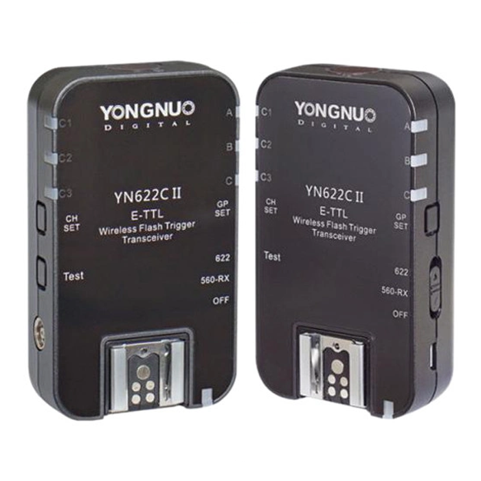 Kit Rádio Wireless Flash Trigger Transceiver Yongnuo YN622C Canon