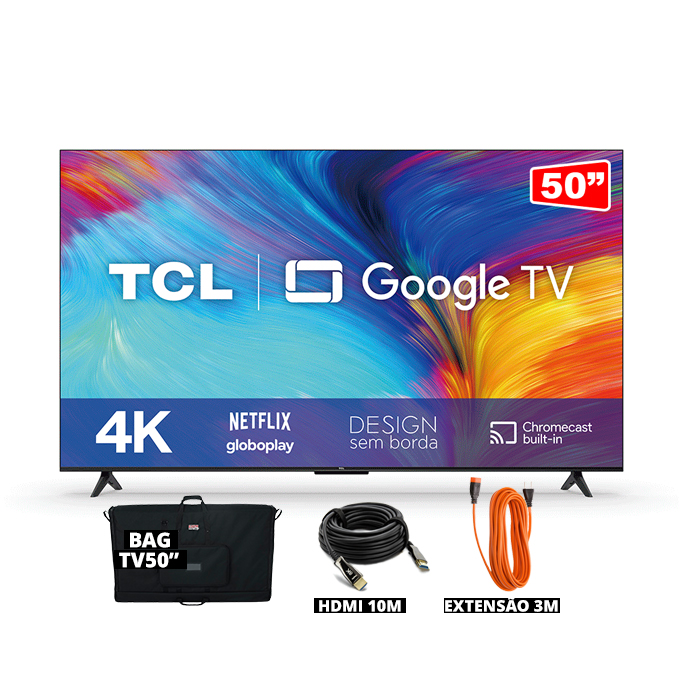 TV 50” – TCL Smart – LED  4K – UHD – 50P635 (SOLO)