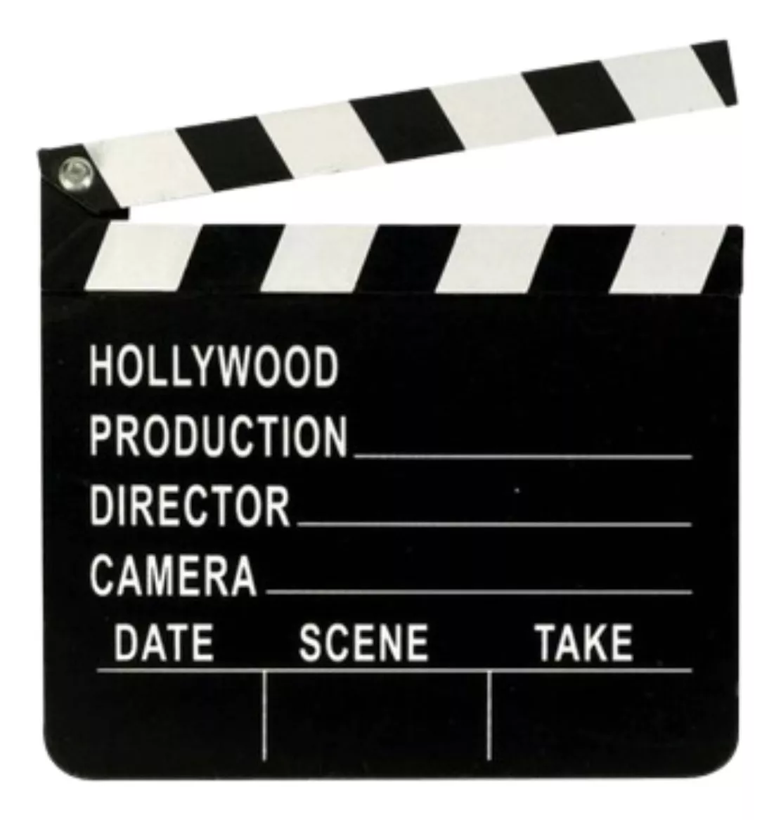 Claquete De Cinema Para Filmagem Ou Decoração 30cm