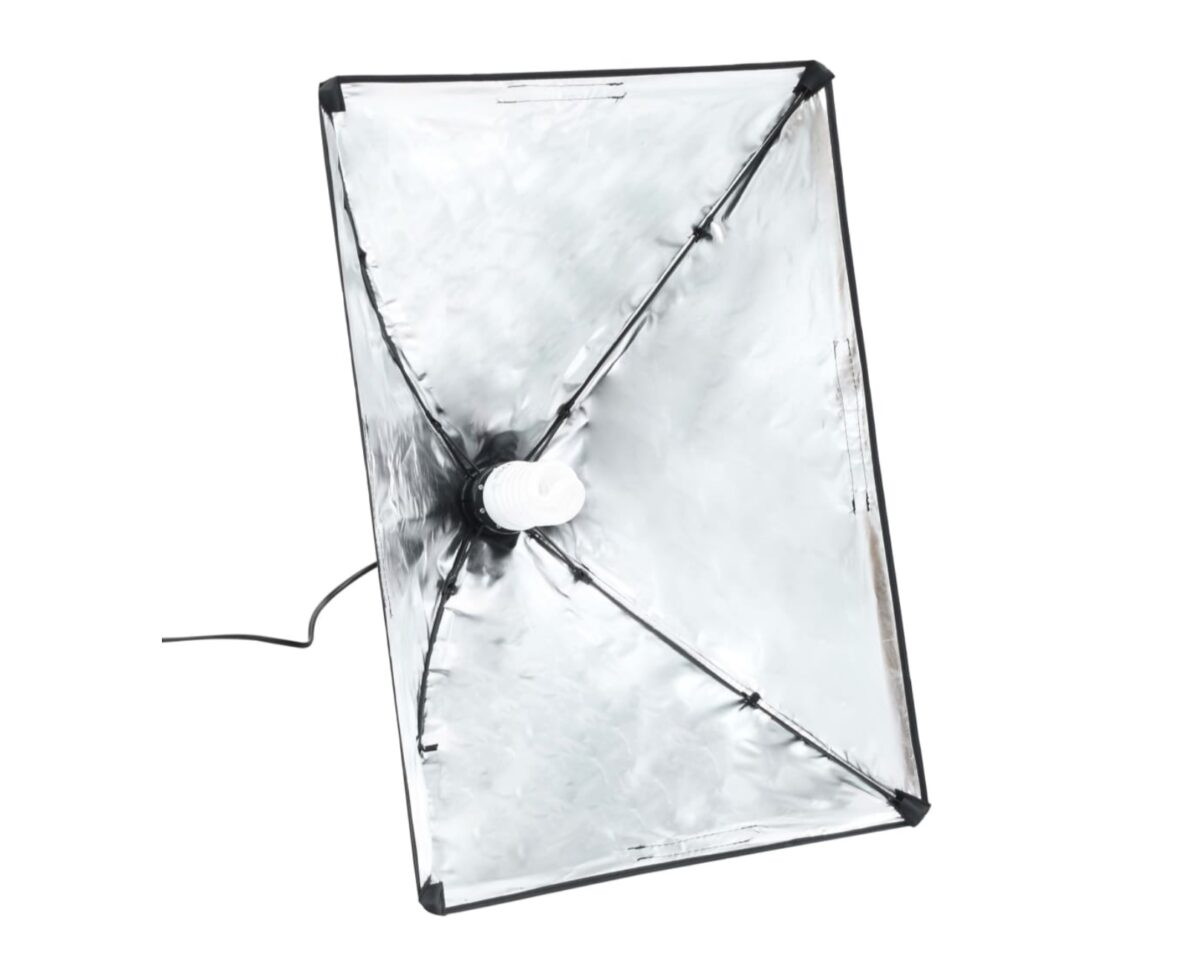 Softbox Quadruplo + Lâmpada + 50x50cm