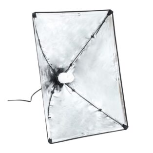 Softbox Quadruplo + Lâmpada + 50x50cm