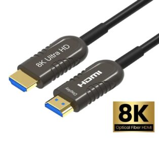 Cabo Hdmi Macho X Hdmi Macho de Fibra Óptica 8K 60Hz 2.1 48gbps 4K 120hz 144hz (15 METROS)