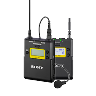 Microfone de Lapela Sistema Wireless Sony UTX-B03 UHF