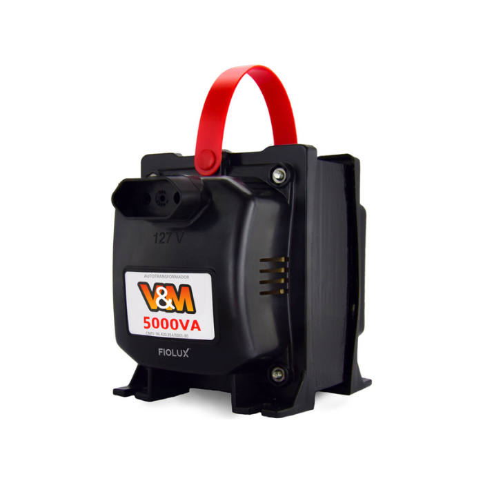 Transformador – 5000VA VM – Bivolt – 110/220V e 220/110V – 12000 Btus – Conversor de Voltagem