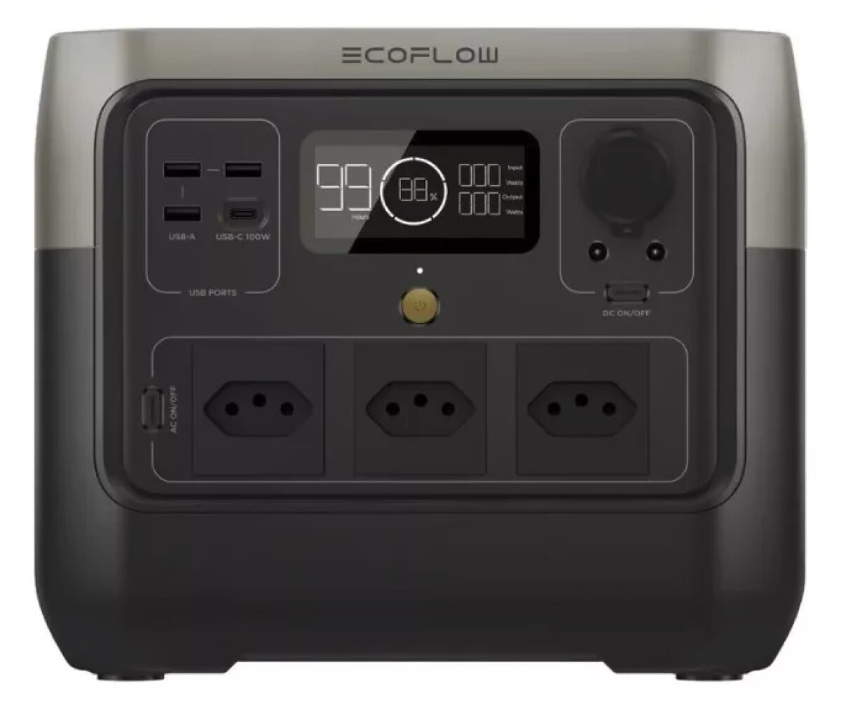 Ecoflow – River 2 Pro – Estação De Energia Portátil – 800w – 768wh modo X-Boost até 1600W – Tomada Br 127v