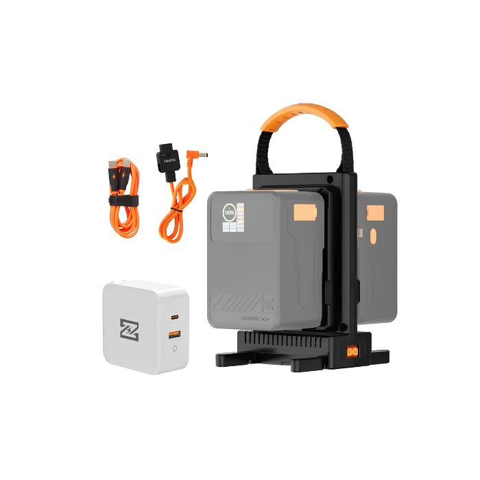 Carregador de Bateria – V-Mount Duplo ZG-CINE – COD:LNDSBFD