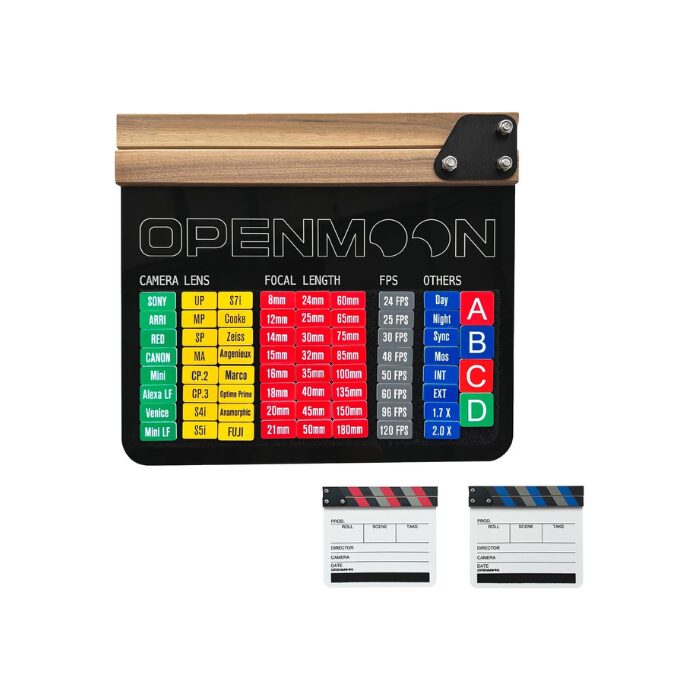 Claquete Profissional de Acrílico – Openmoon – COD:LNDSBFD