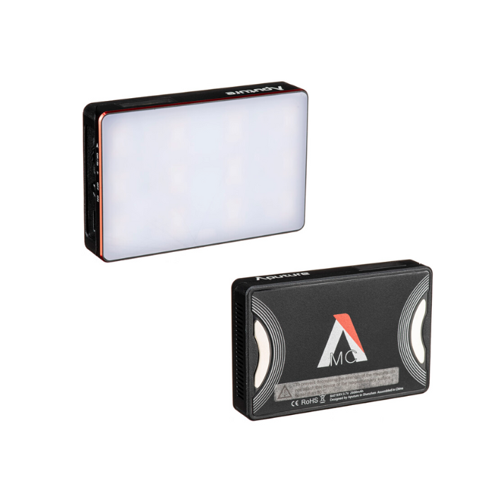 LED – Aputure – MC – RGBWW – CRI/TLCI 96 – 3200K-6500K – HSI – Magnético -Aplicativo – Carregamento sem fio – COD:LNDSBFD