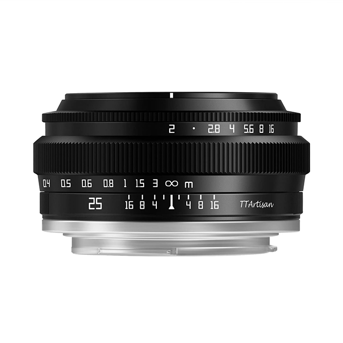 Lente TTArtisan 25mm F/2.0 Para Mount MFT M43 – (APS-C)
