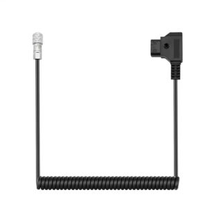 Cabo Aspiral D-tap x 2 Pinos para Blackmagic Bmpcc