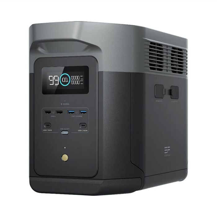 Ecoflow – Delta 2 1024Wh Estação De Energia Portátil Gerador Solar 1800W 2400W Xboost 127V