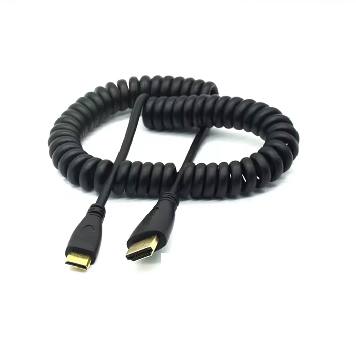 Cabo Mini Hdmi X Hdmi Espiral 50cm/1m