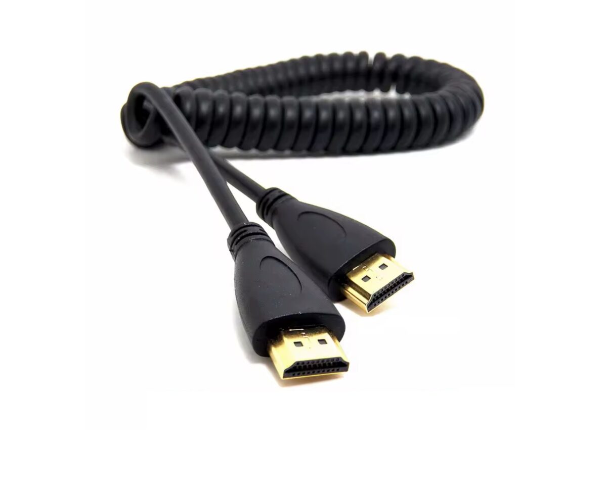 Cabo Hdmi X Hdmi Espiral 50cm/1m