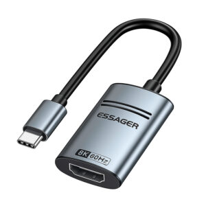Adaptador HDMI Fêmea para USB-C Macho Essager 8K@60Hz