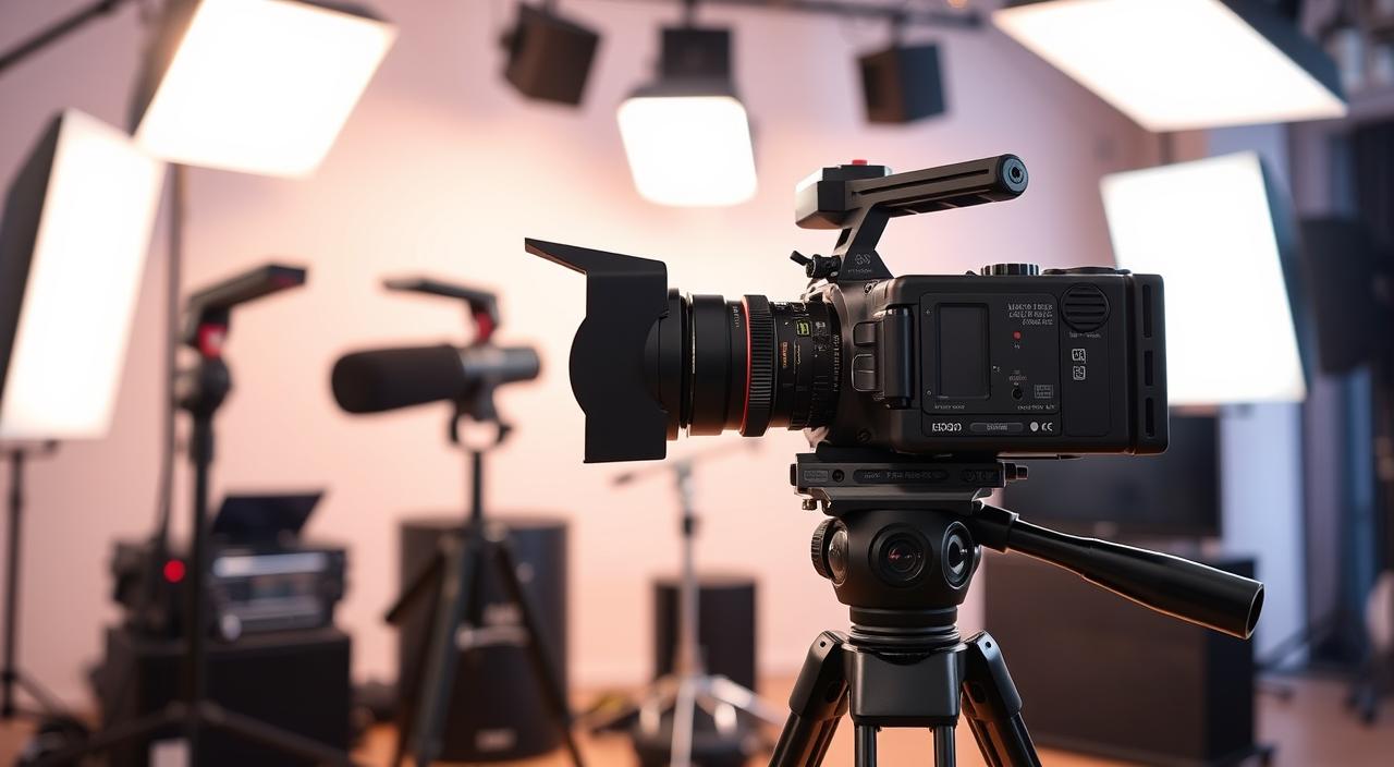 câmera para produção audiovisual