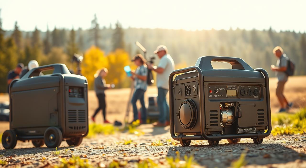 gerador portátil para produção