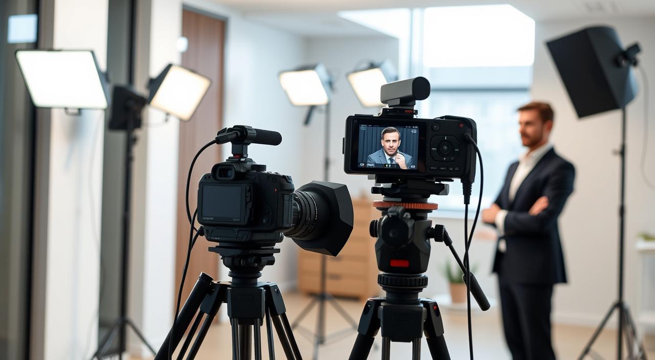 iluminação video corporativo