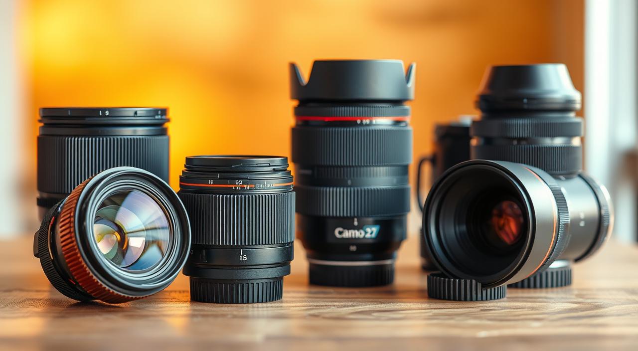 tipos de lentes para câmeras