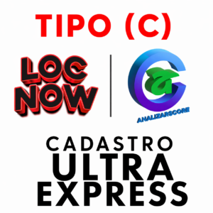 Cadastro Ultra Express (Análise em até 12 horas úteis) (TIPO (C) Acesso Até R$ 200,00 em locação)