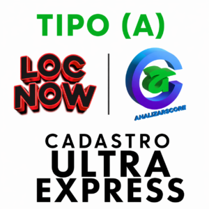 Cadastro Ultra Express (Análise em até 12 horas úteis) (TIPO (A) Acesso Ilimitado em locação)