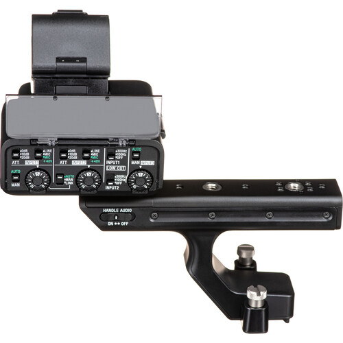 Top Handle Sony XLR-H1 para FX3 e FX30 com Entradas XLR Profissionais